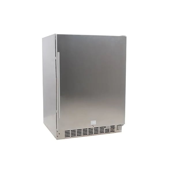 Edgestar 24 Inch Wide 142 Can BuiltIn Outdoor Beverage Cooler with Optional Casters CBR1501SSOD - main
